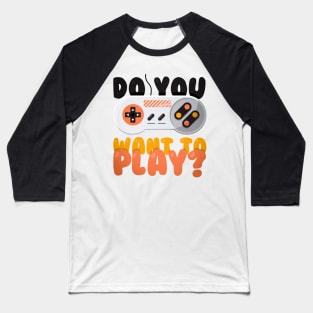 Gamepad with lettering Baseball T-Shirt